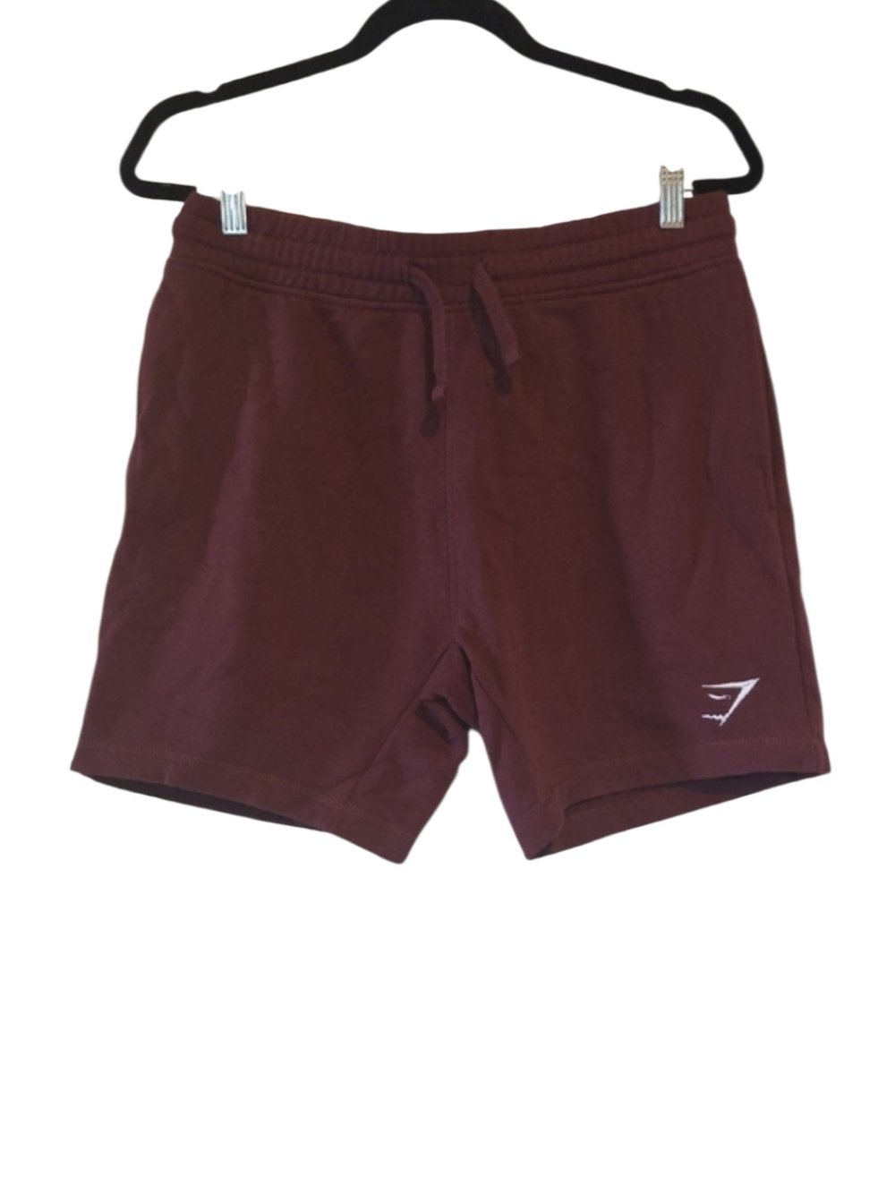 Gymshark Crest 7" Shorts Burgundy